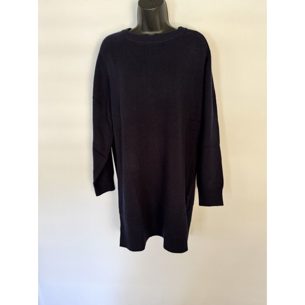 Thakoon Women’s 100% Wool Navy Blue Sweater Dress Size XL New W/ Tag